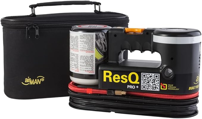 airMan ResQ Pro + - Best Overall Tire Sealant Kit Automotive Products