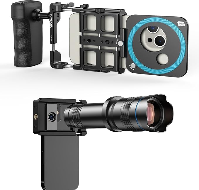 Apexel 36x Telephoto Lens Kit - Best Extreme Telephoto for Wildlife and Distant Subjects Electronics and Gadgets